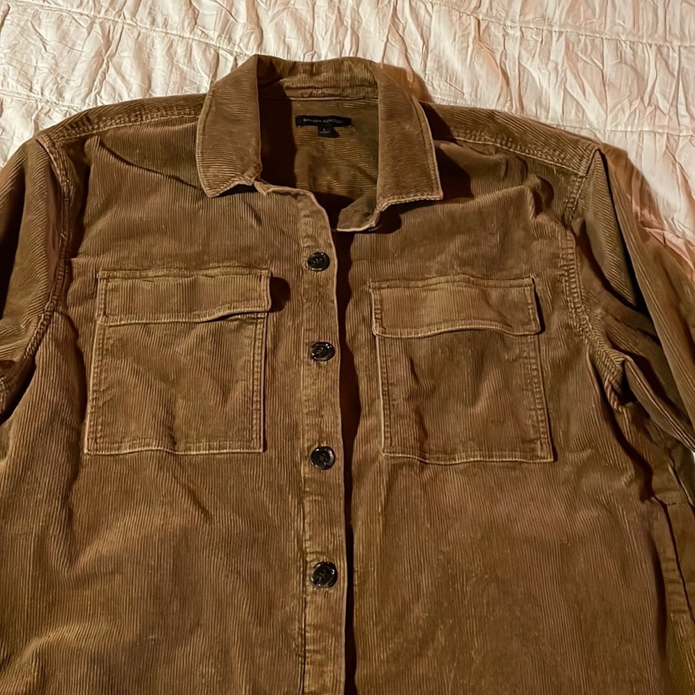 Banana Republic Women’s Tan Corduroy Shacket Size Large